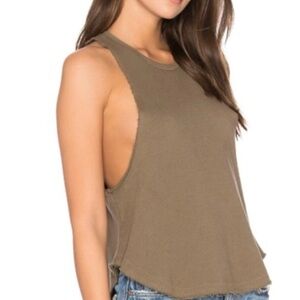 Joah Brown S/M - Muscle Tee Crop Cut Out